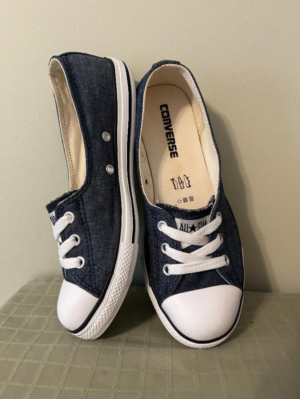Converse All Star Ballet Slip On Sneakers - 535571C - Eur 38 Ladies 7